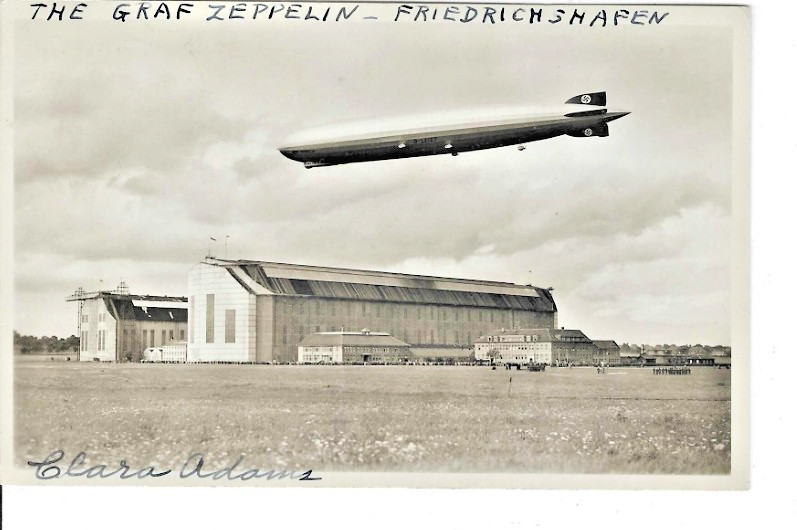 1935 Graf Zeppelin postcard stock #1207 1935 Graf Zeppelin postcard stock #1207