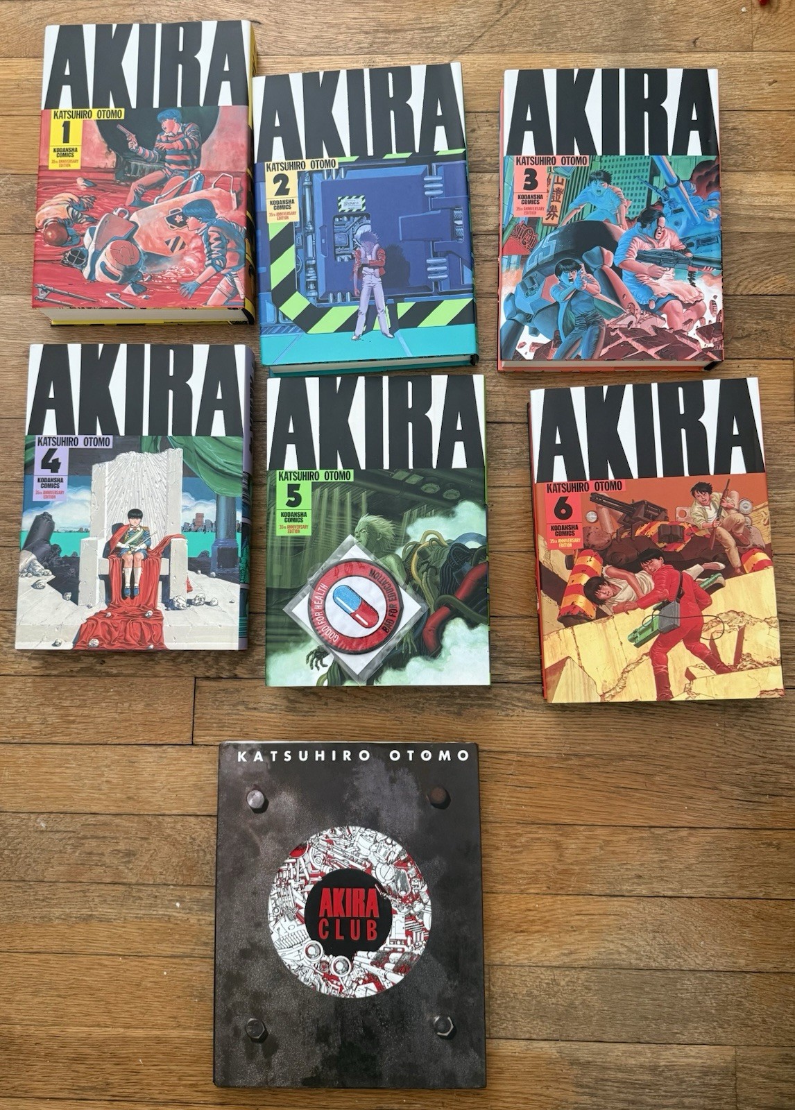 NEW Akira Club, Katsuhiro Otomo And Akira Volumes 1-6, Lot Of 7 Hardcover Books NEW Akira Club, Katsuhiro Otomo And Akira Volumes 1-6, Lot Of 7 Hardcover Books