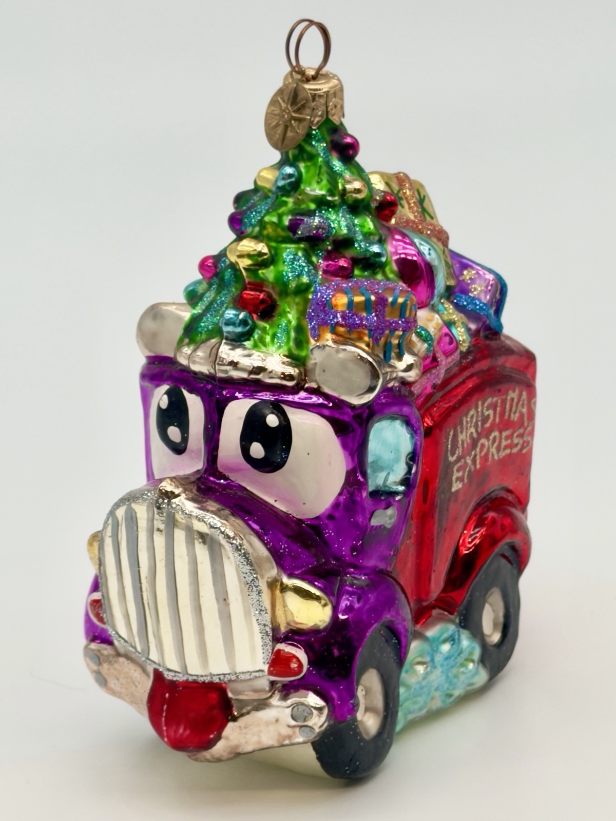 Marvelous Large Vintage Christophe Radko “ Christmas Express” Christmas Ornament