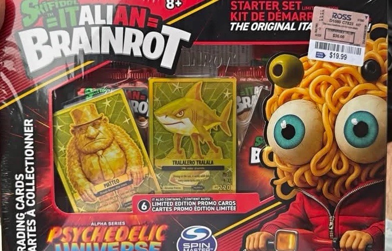 Spin Master Italian Brainrot Alpha Series Starter Set 6 Cards Limited Promo