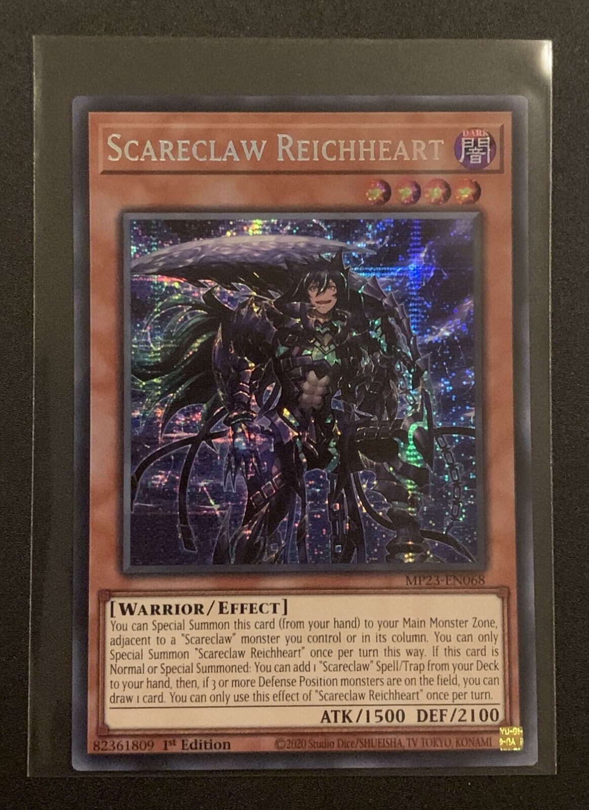Scareclaw Reichheart - MP23-EN068 - Prismatic Secret Rare - 1st Ed - YuGiOh TCG