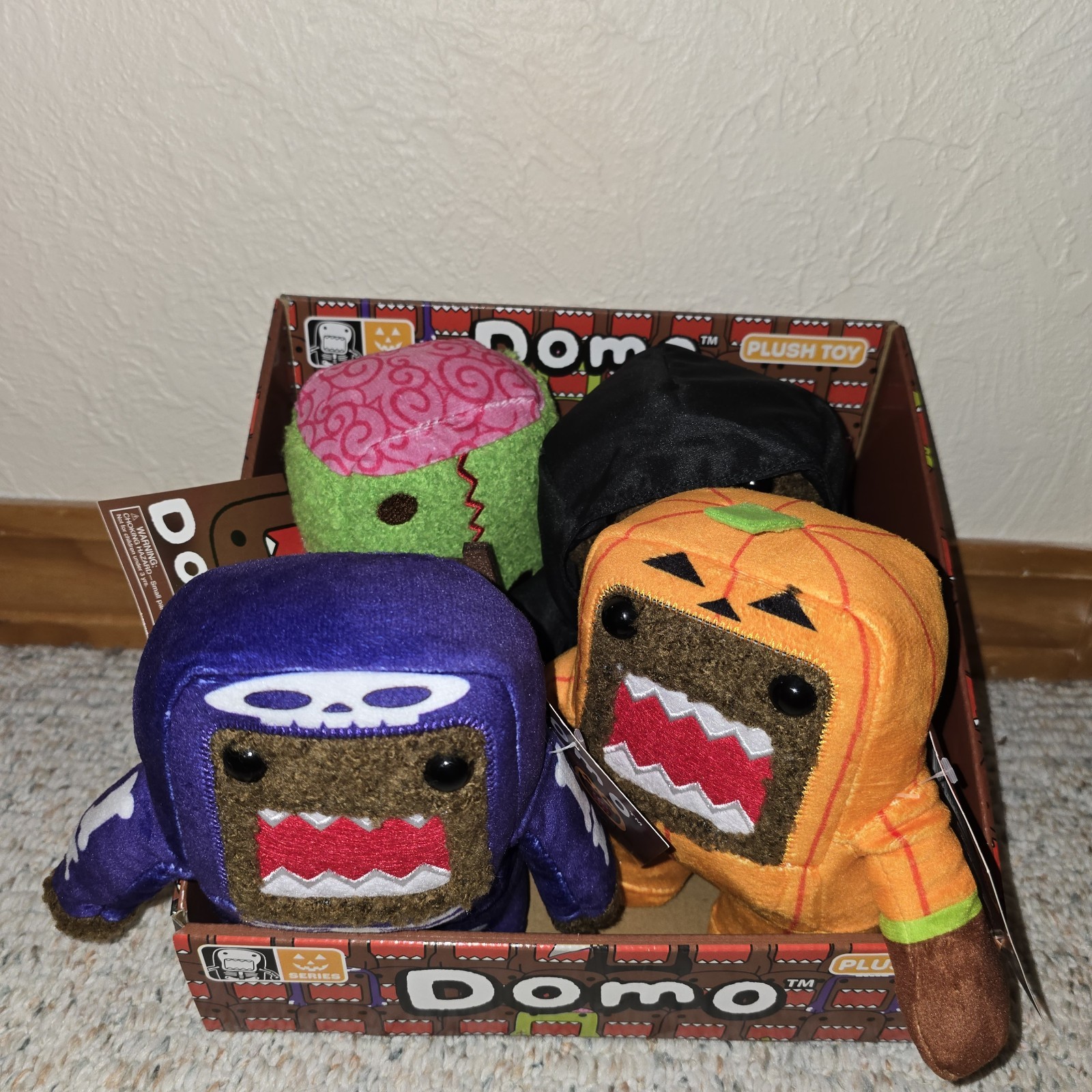 DOMO Domo-Kun 2026 Target Halloween Costume Plushies Complete Set Of 4 NWT