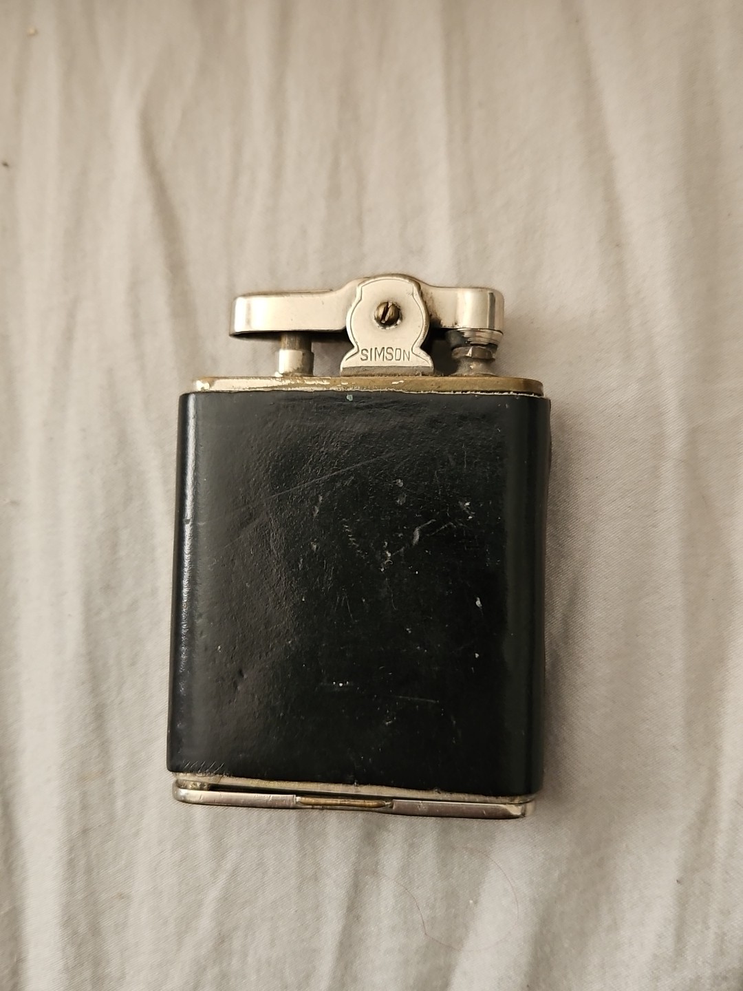 Vintage German Lighter Simson, 1950s Lighter Ashtray, Rare Collectible Lighter Vintage German Lighter Simson, 1950s Lighter Ashtray, Rare Collectible Lighter