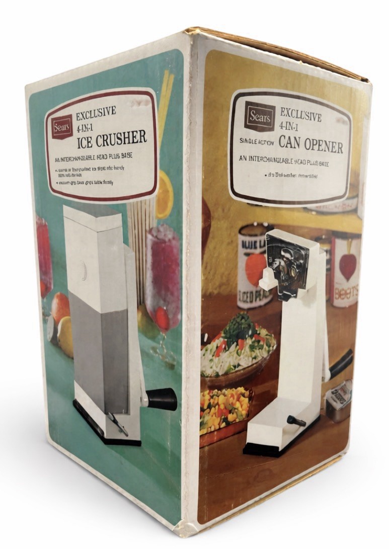Vintage Sears Hostess Center 4-in-1 Kitchen Appliance Set NOS 1960s w Box