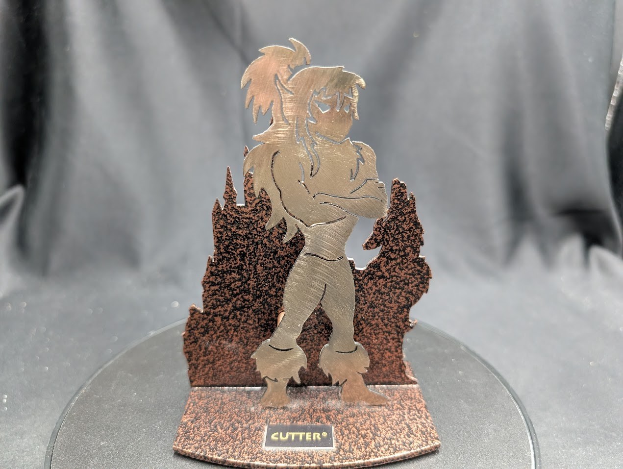 Vintage ElfQuest Cutter Laser Sculpture Lasermach Warp Graphics #500 of 5000