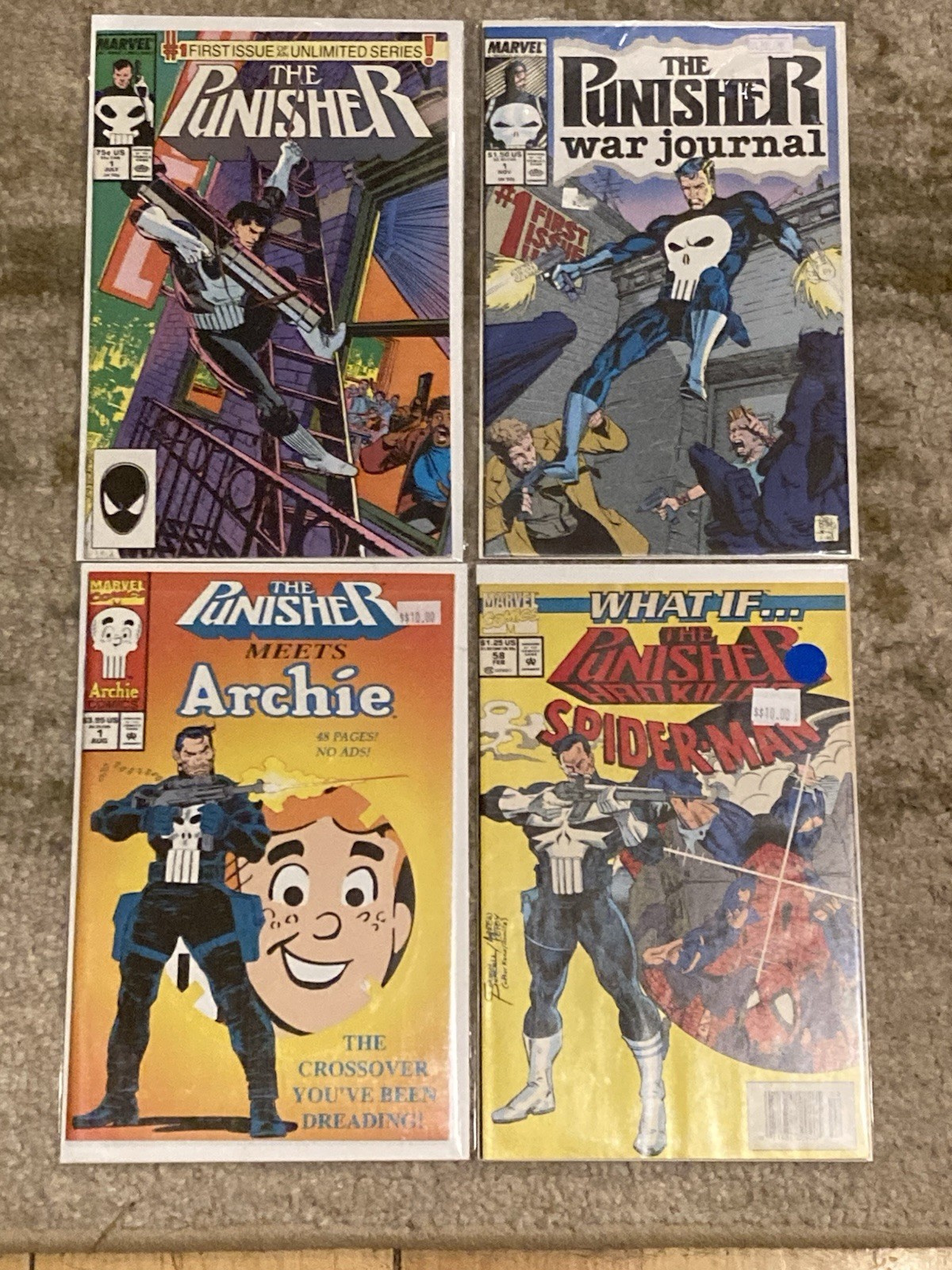 Punisher Vintage Comic Lot  Number One 