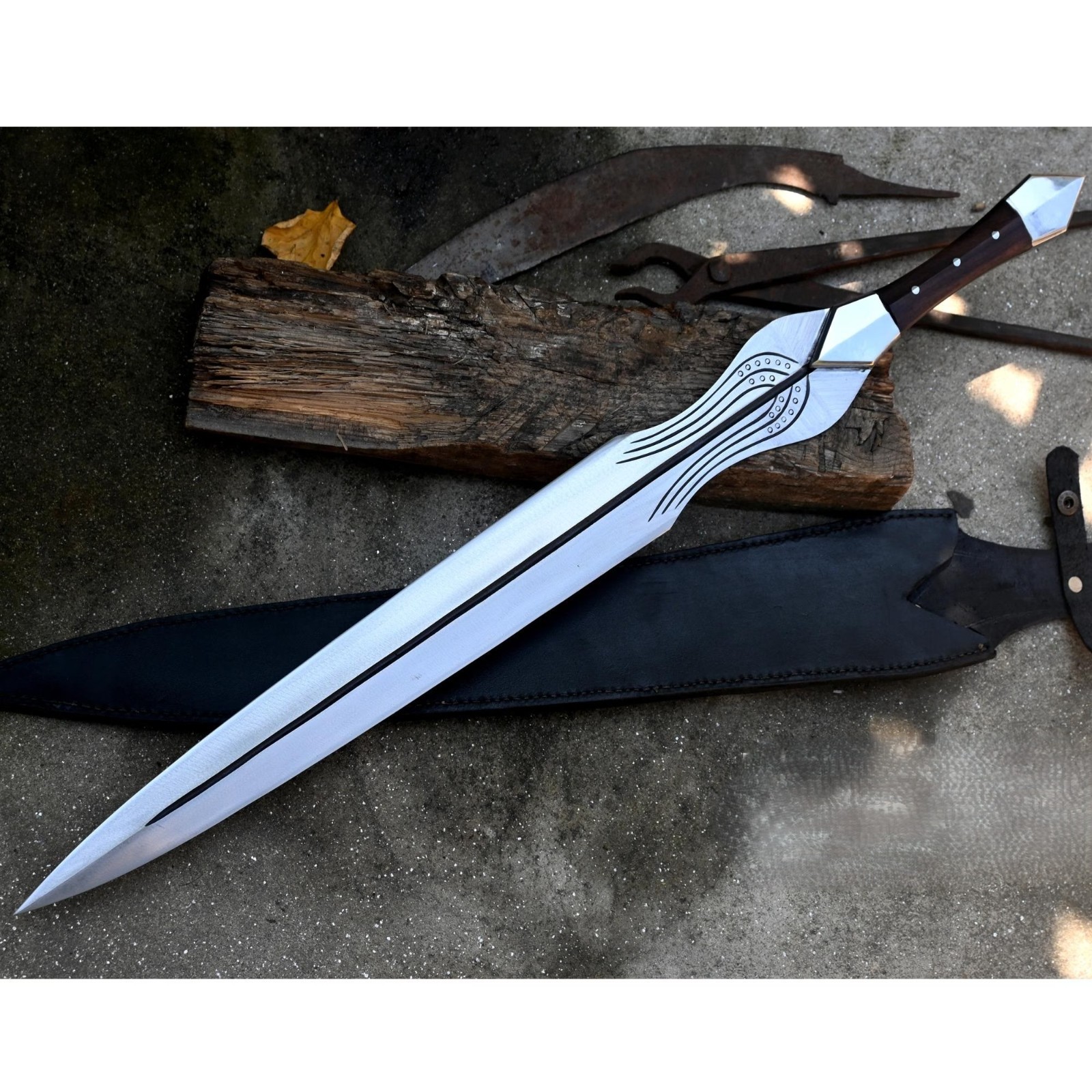 Custom Achilles Sword W/Sheath 22 \