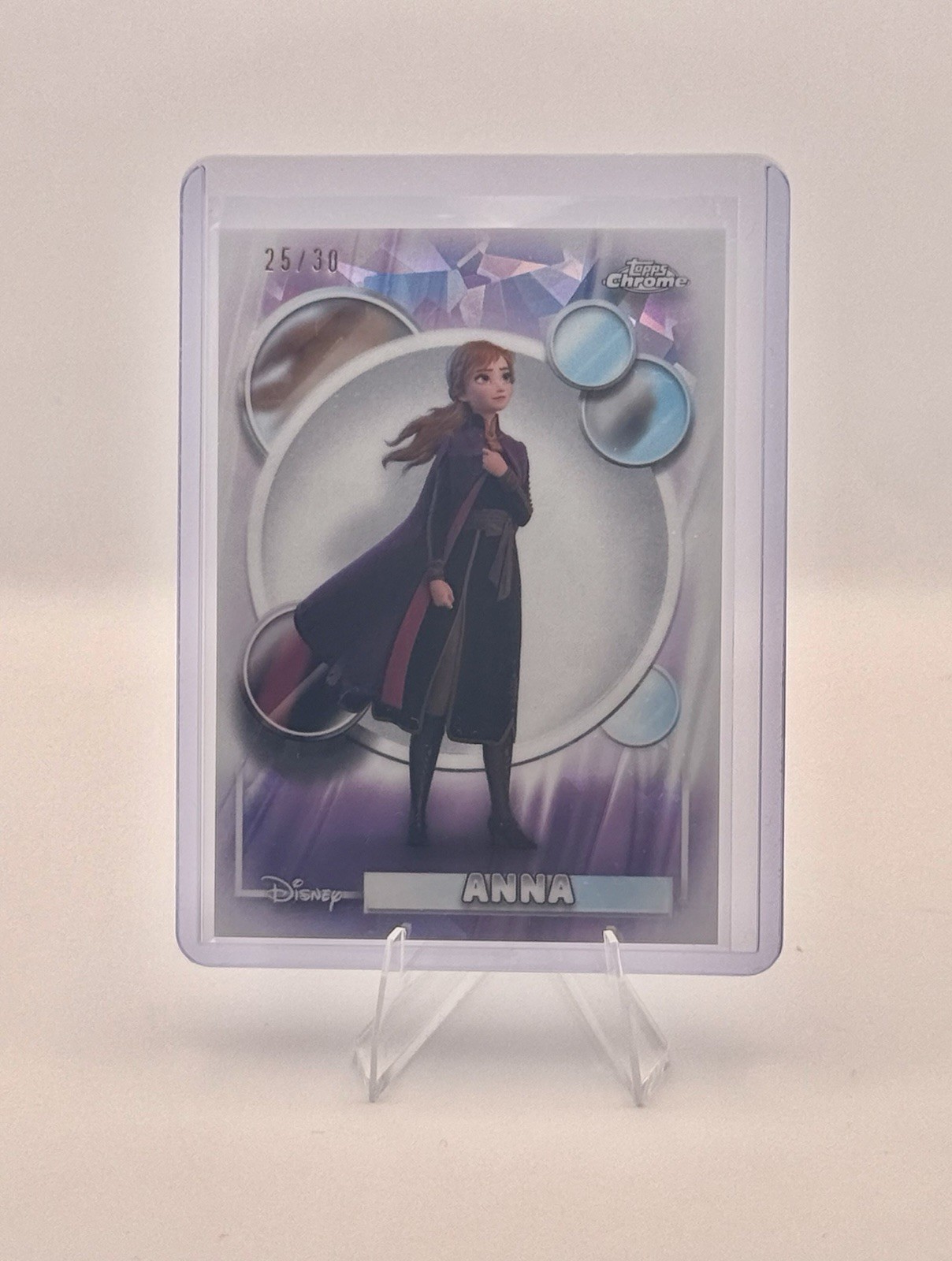 2026 Topps Chrome Disney Sapphire Frozen Anna Pearl /30 2026 Topps Chrome Disney Sapphire Frozen Anna Pearl /30