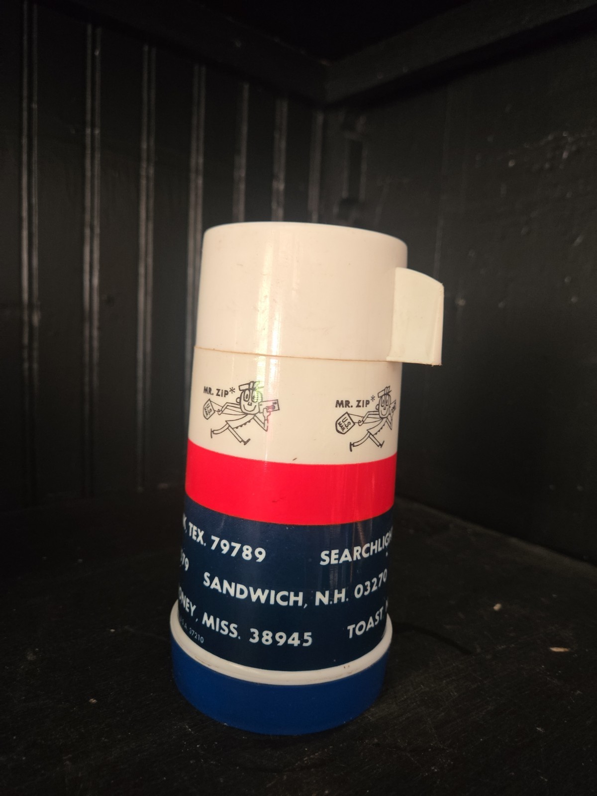 Vintage Mr. Zip Post Office Thermos by Aladdin