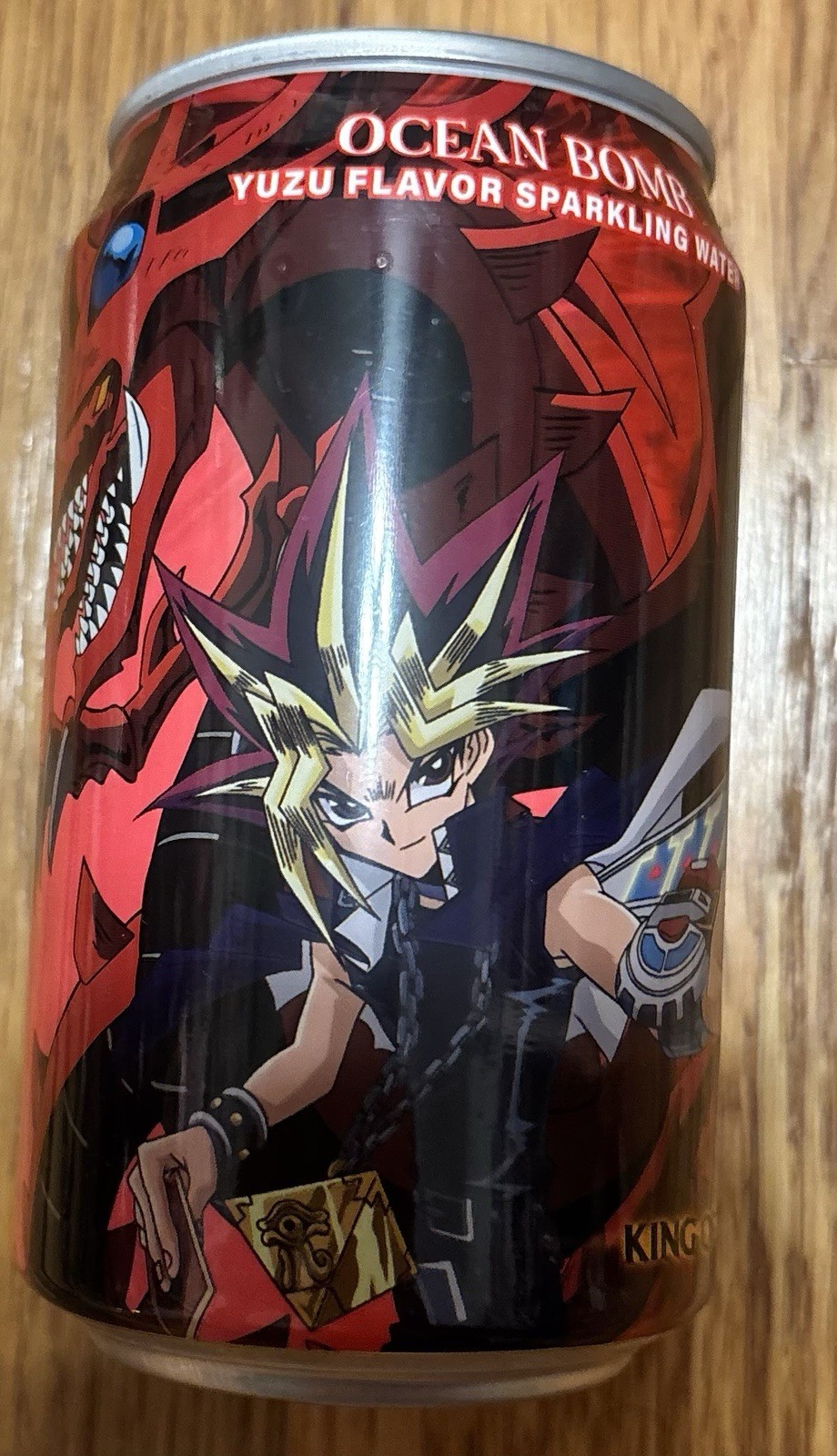 Yu-Gi-Oh Ocean Bomb Yugi Yuzu Sparkling Water EMPTY CAN Yu-Gi-Oh Ocean Bomb Yugi Yuzu Sparkling Water EMPTY CAN