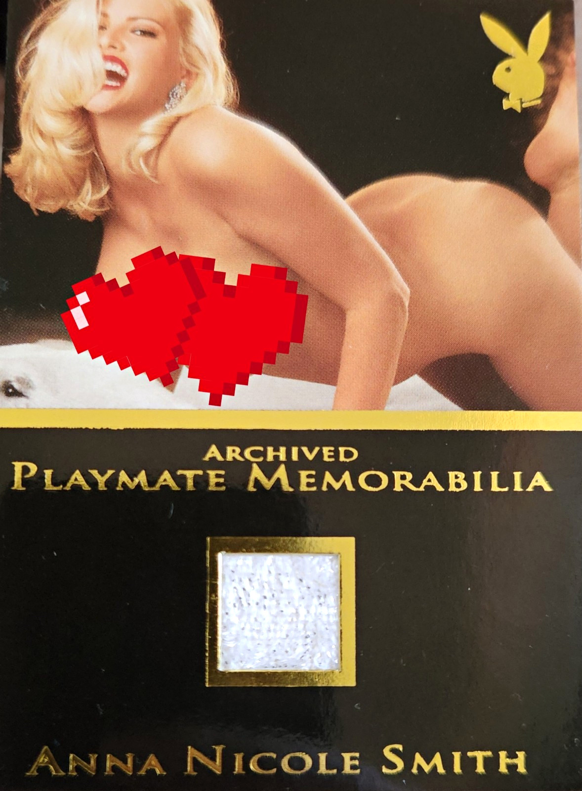 Anna Nicole Smith Playboy Memorabilia Archived Patch Card