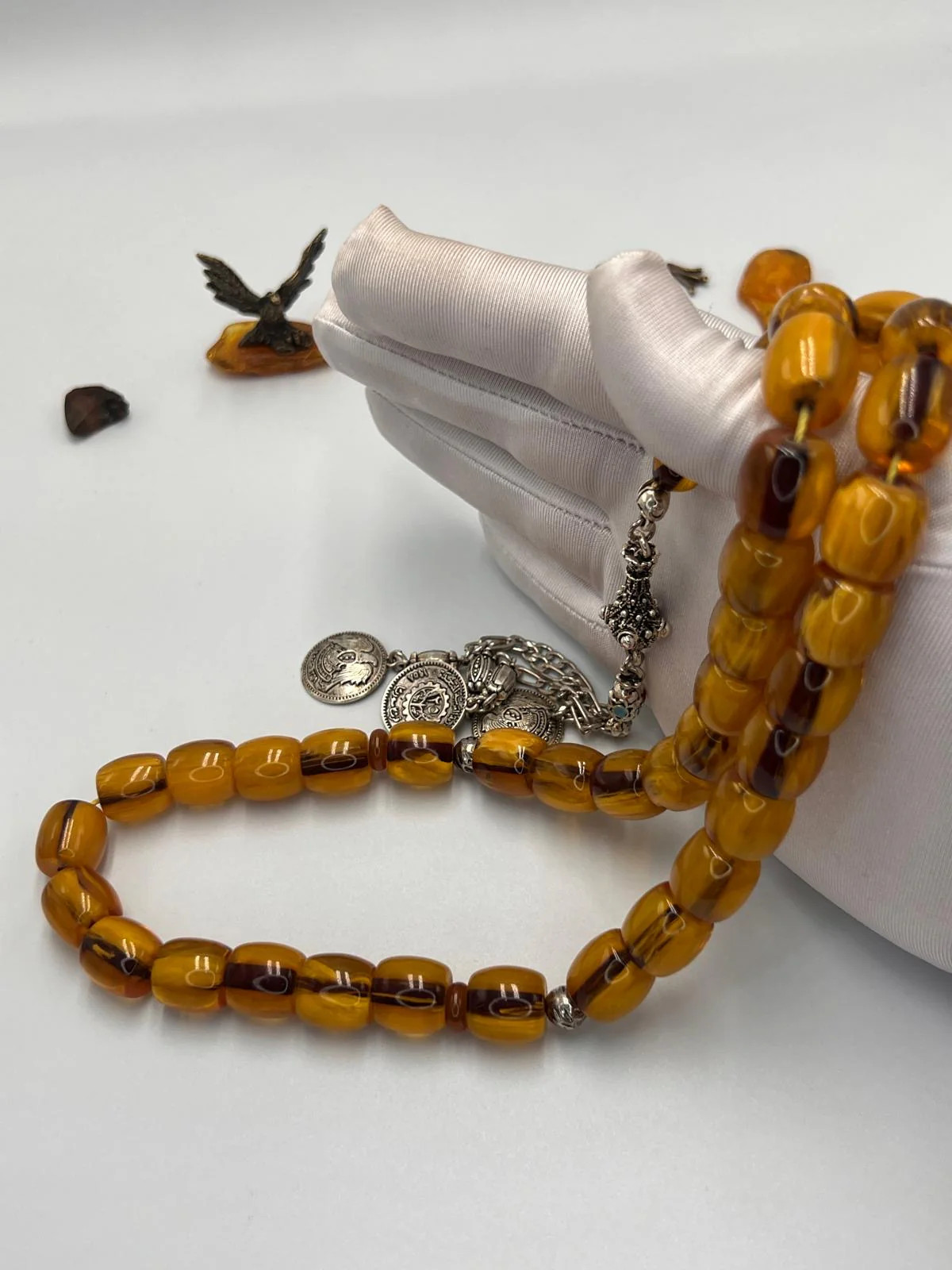 مسباح سندلوس عرق أحمر، Red-grain Sandalus tasbih مسباح سندلوس عرق أحمر، Red-grain Sandalus tasbih