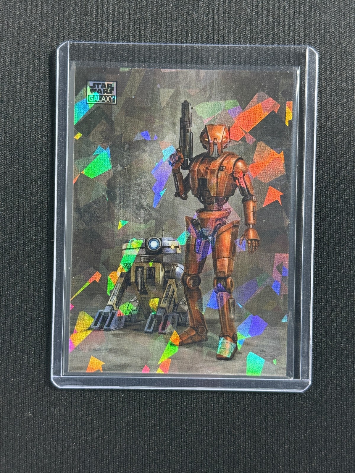 HK-47 & T3-M4 2026 Topps Chrome Star Wars Galaxy #KOTOR-12 Atomic Refractor