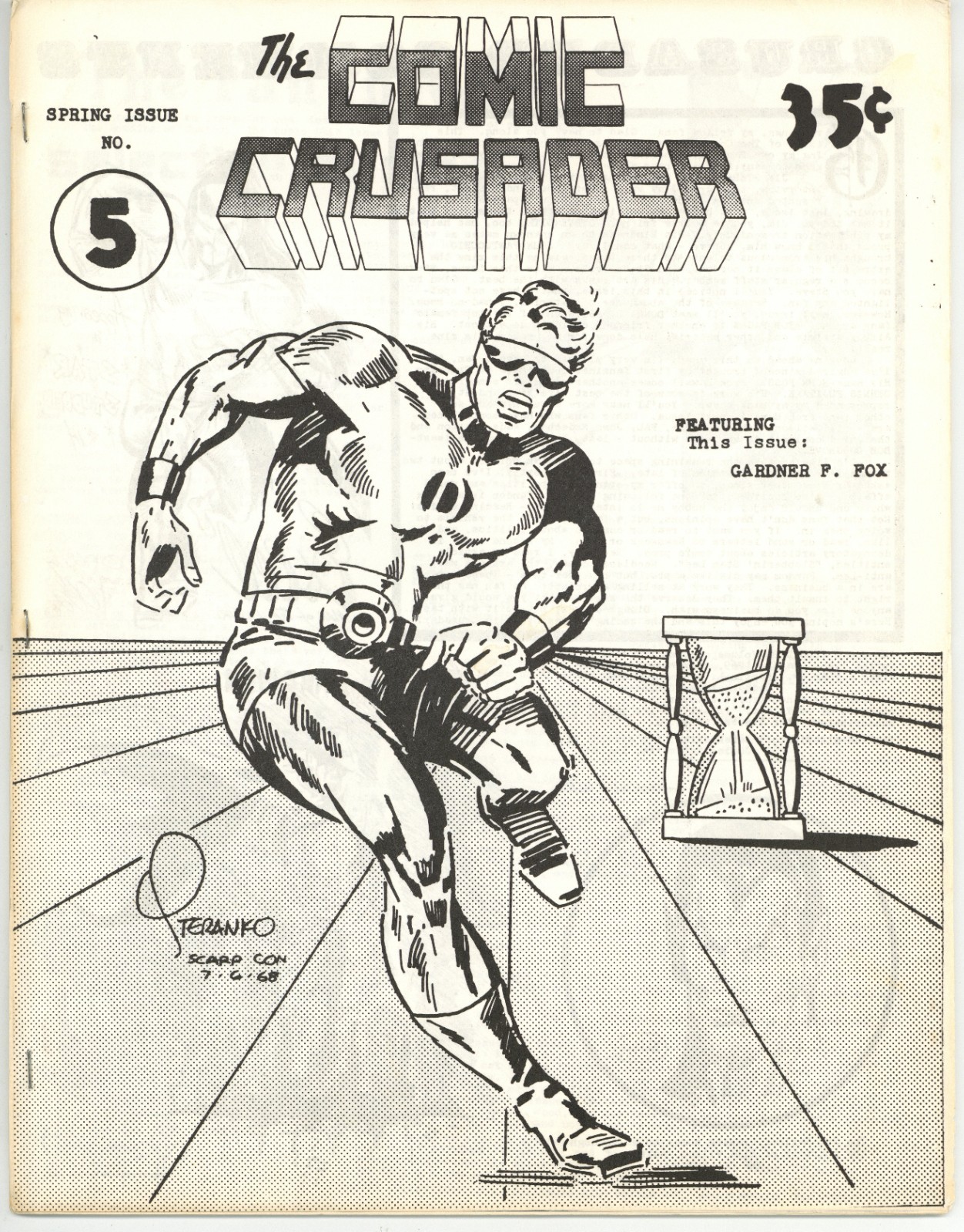 Fanzine COMIC CRUSADER #5 - Martin Greim - 1969 - Steranko Cover