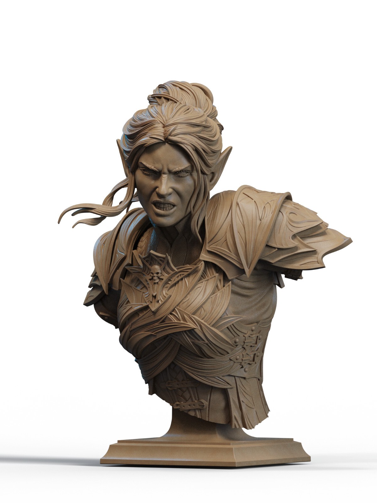 1:8 Minthara Bust Baldur\'s Gate 3 Fan Art UNPAINTED High Quality Garage Kit