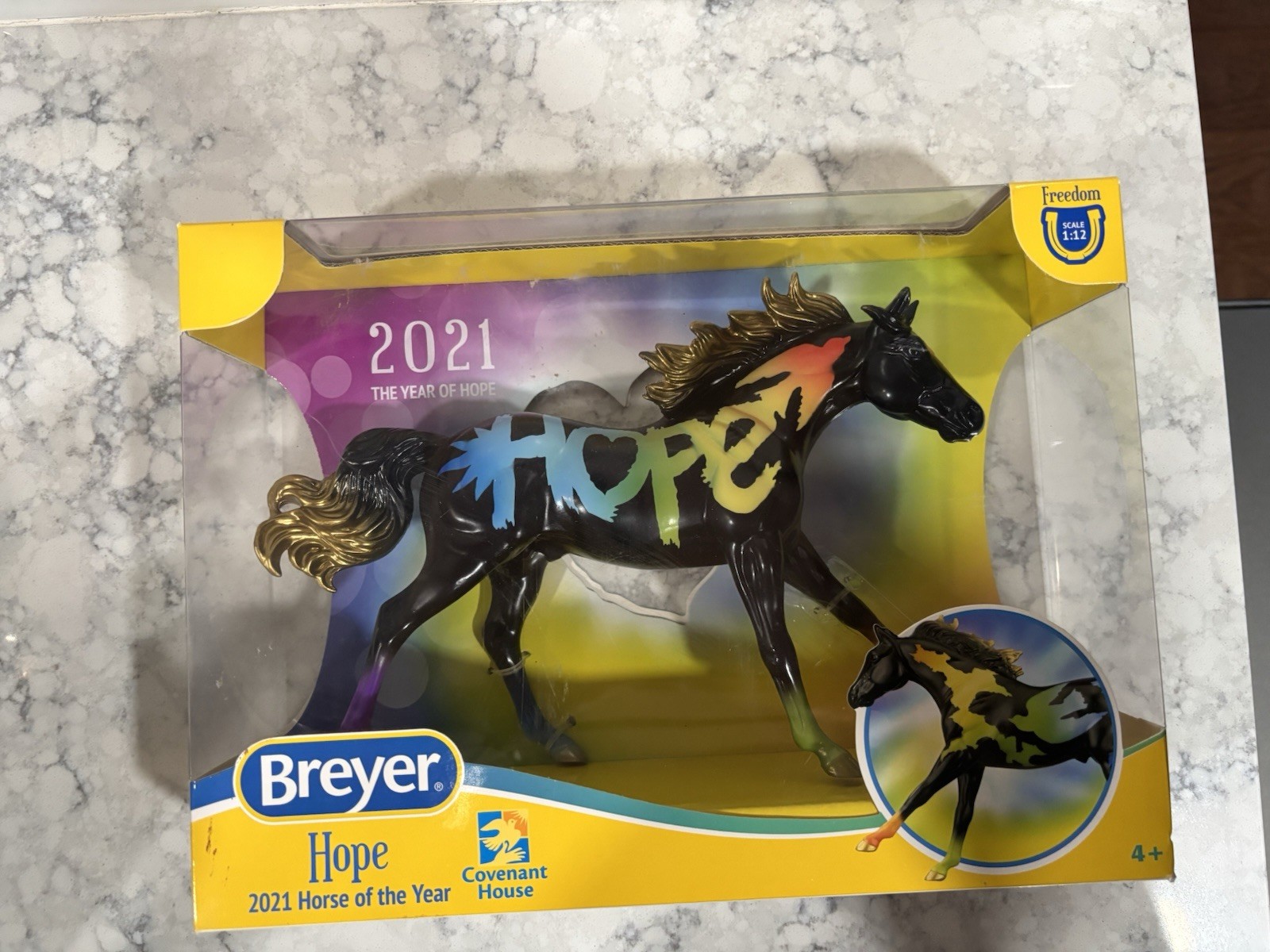 Breyer Covenant House Hope 2021 Horse of the Year 1:12 Scale 62121 Rainbow