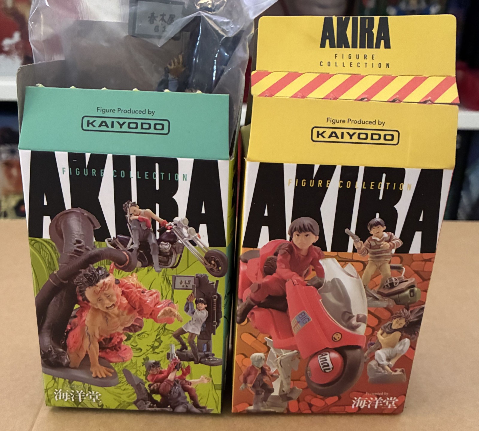 AKIRA Part 1 Kaneda and Part 2 Tetsuo (Kaiyodo) Blind Box Figures