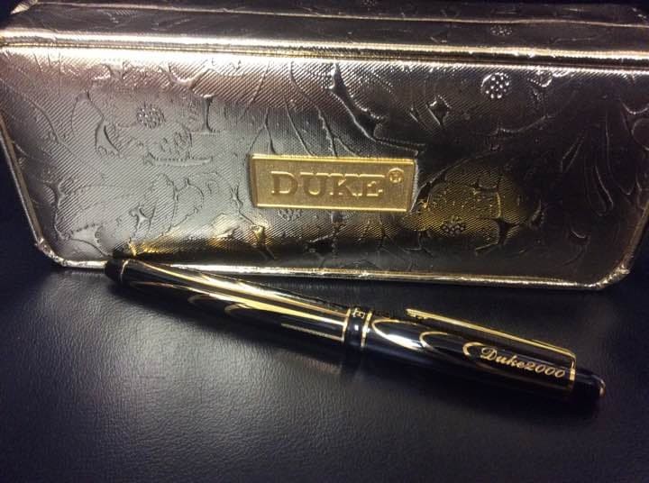 DUKE 2000 Pioneer Gold Fountain Pen #dcfccc