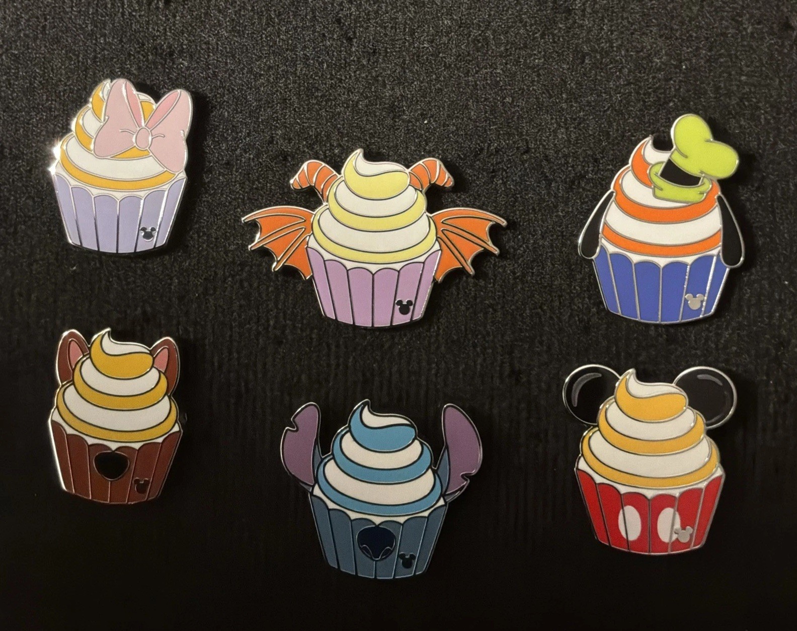 WDW Hidden Mickey 2026 Wave A Cupcakes, Complete Set 6, Includes Figment Chaser WDW Hidden Mickey 2026 Wave A Cupcakes, Complete Set 6, Includes Figment Chaser