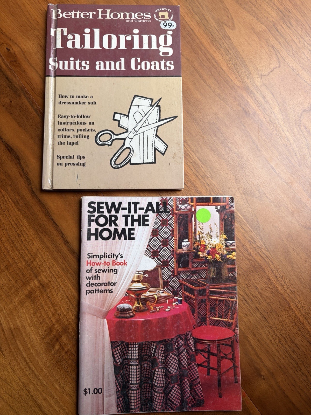 Vintage Sewing Book Lot Better Homes Tailoring Suits Coats 1966 Simplicity 1973 
