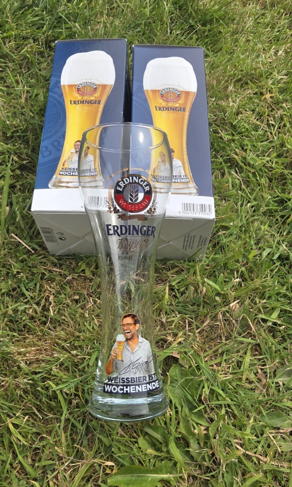 Rare German Erdinger Klopp Pint Glass New Boxed Rare German Erdinger Klopp Pint Glass New Boxed