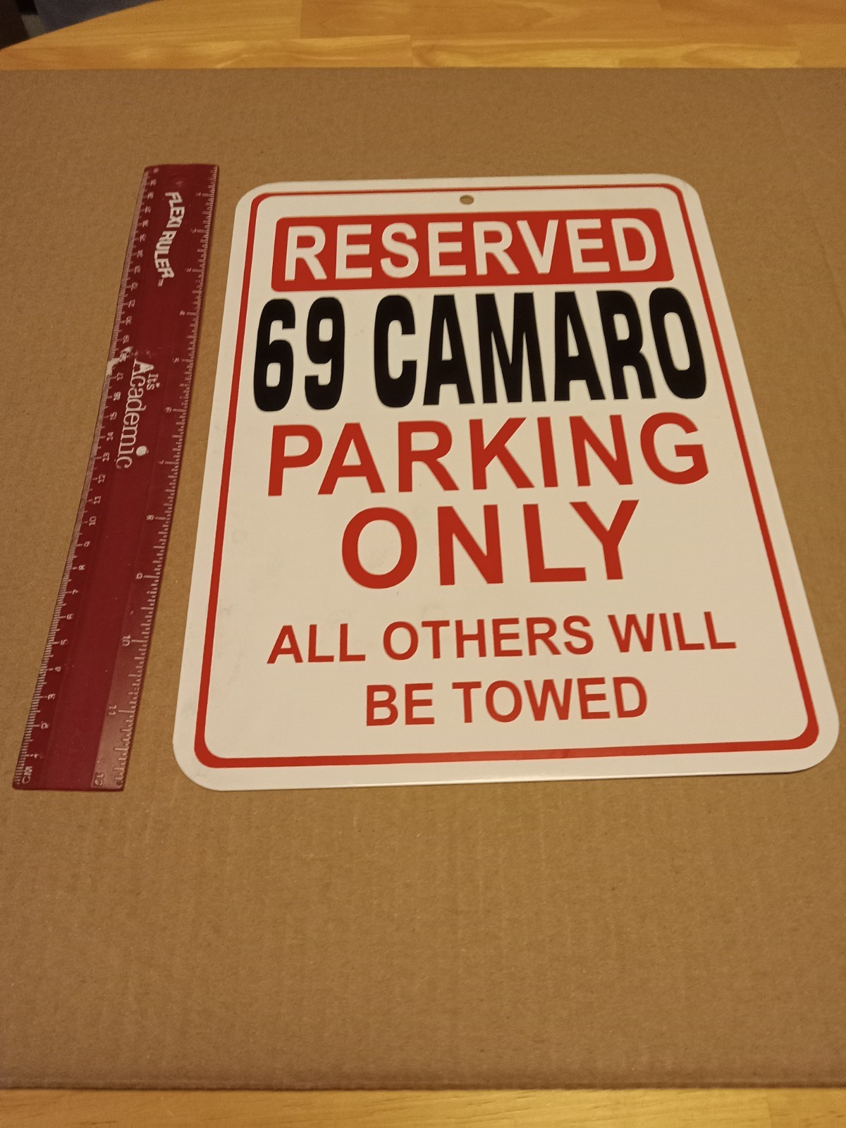 69 Camaro Parking Only sign vintage 69 Camaro Parking Only sign vintage