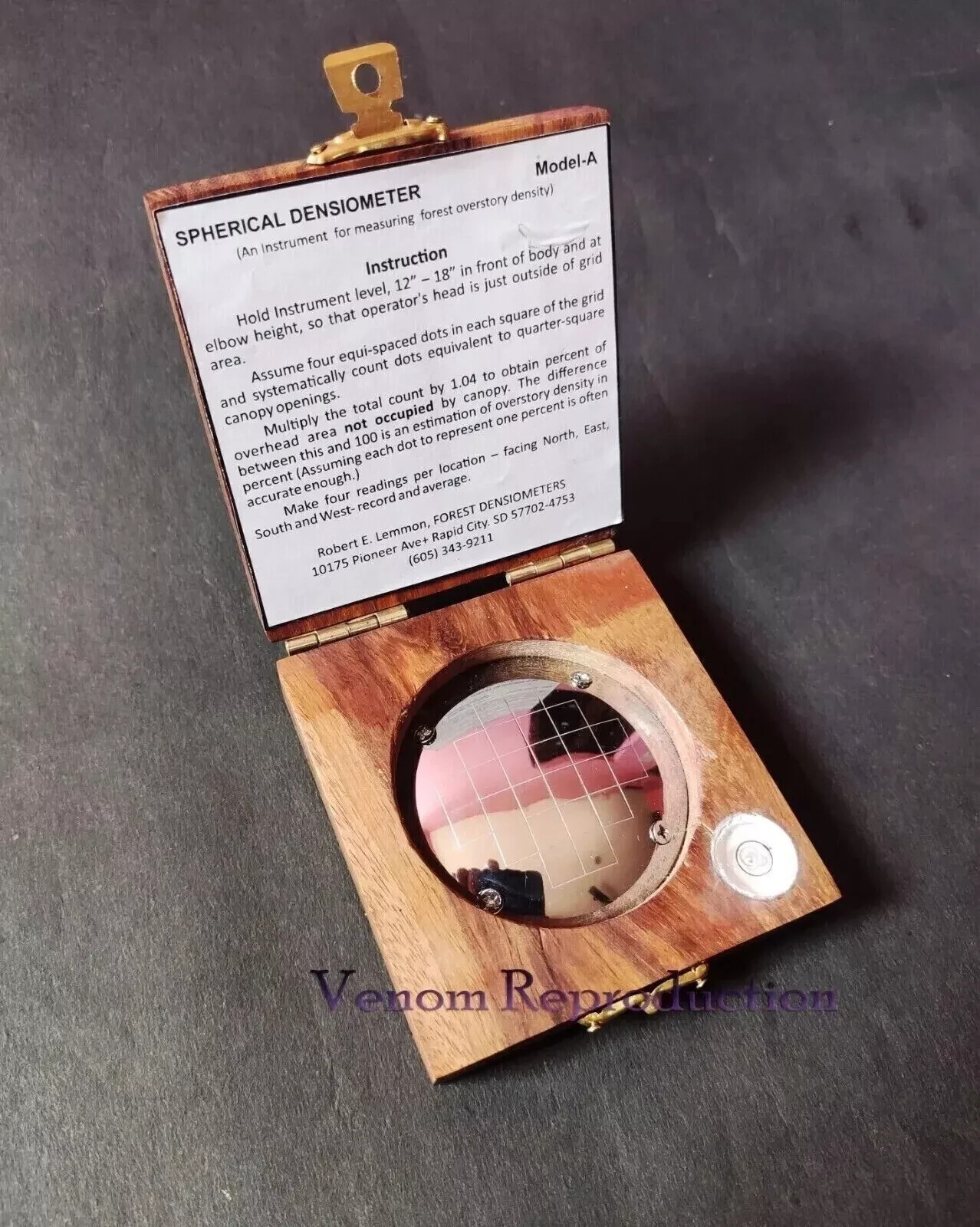 Vintage Working Forestry Suppliers Spherical Crown Densiometer Concave Model A Vintage Working Forestry Suppliers Spherical Crown Densiometer Concave Model A
