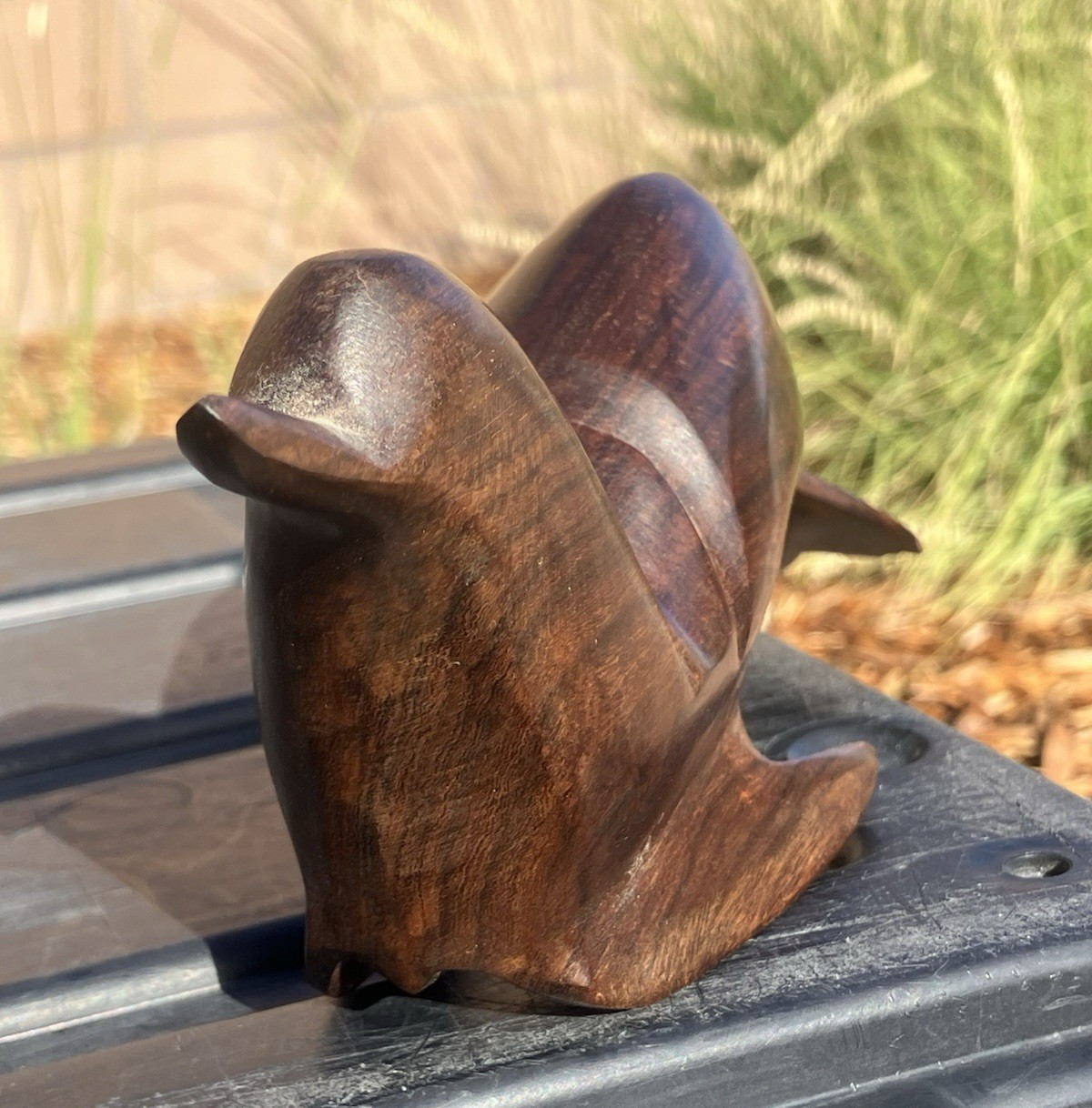 VTG Hand Carved Seal Sculpture Figurine Abstract Folk Art Ironwood 9” VTG Hand Carved Seal Sculpture Figurine Abstract Folk Art Ironwood 9”