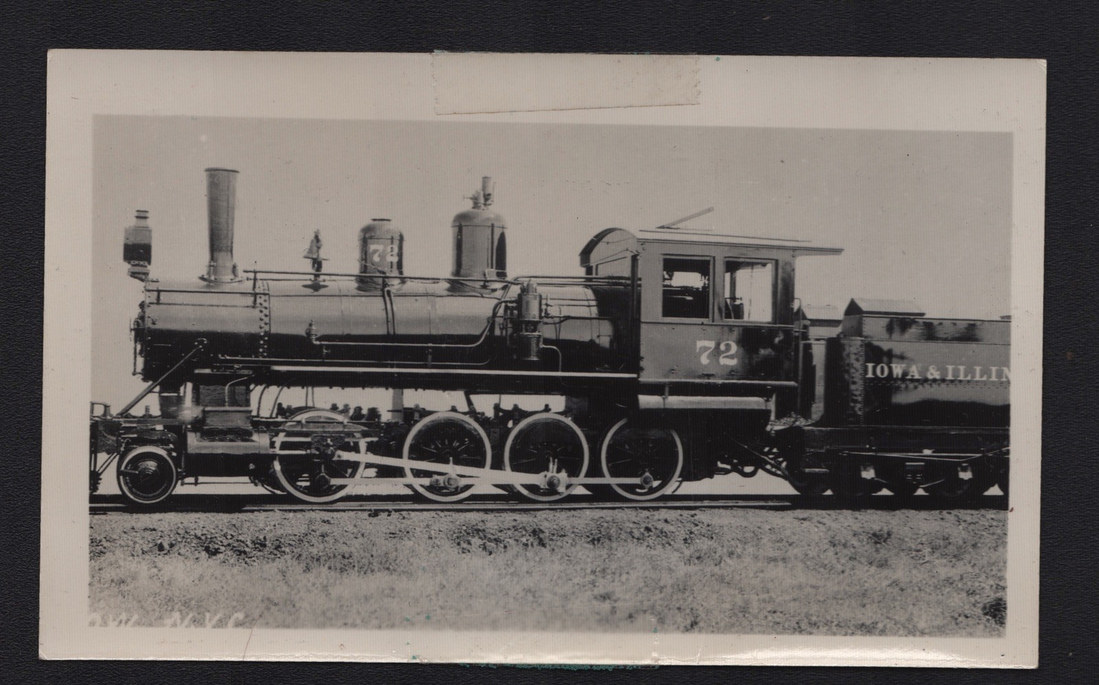 Original 1930s Steam Train Black & White Photograph     