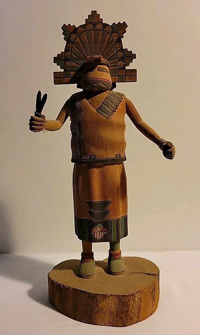 Hopi Kachina Butterfly Maiden-Carving - Signed Raphael Jose jr. 