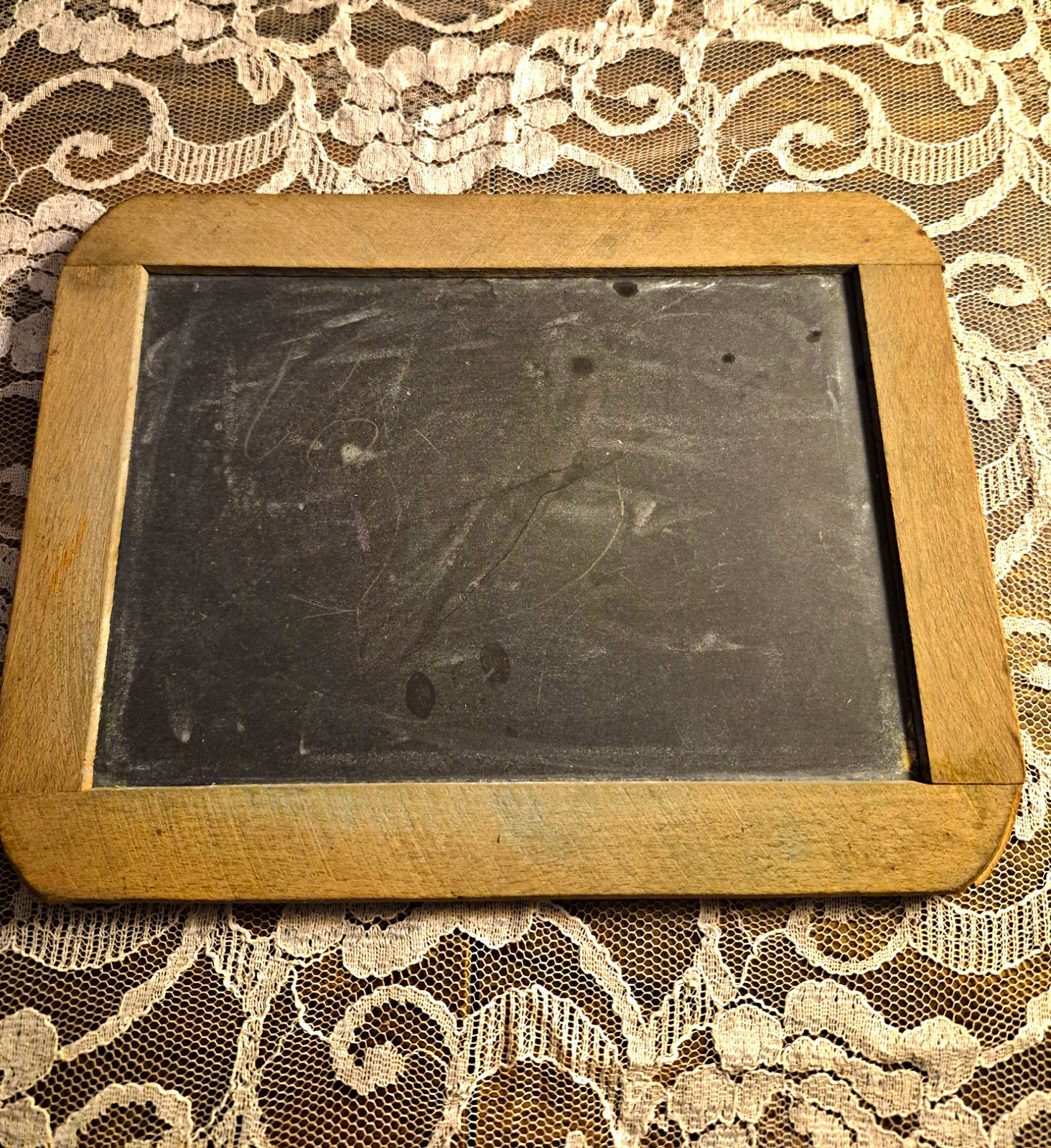 Vintage Small Chalk Board Travel Size School Chalkboard 2 sided Vintage Small Chalk Board Travel Size School Chalkboard 2 sided
