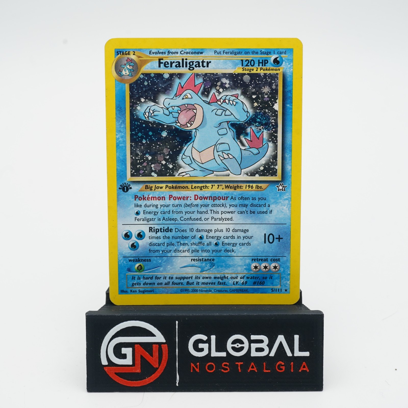 Feraligatr #5 1st Edition Neo Genesis Holo Rare Pokemon 2000 NM-