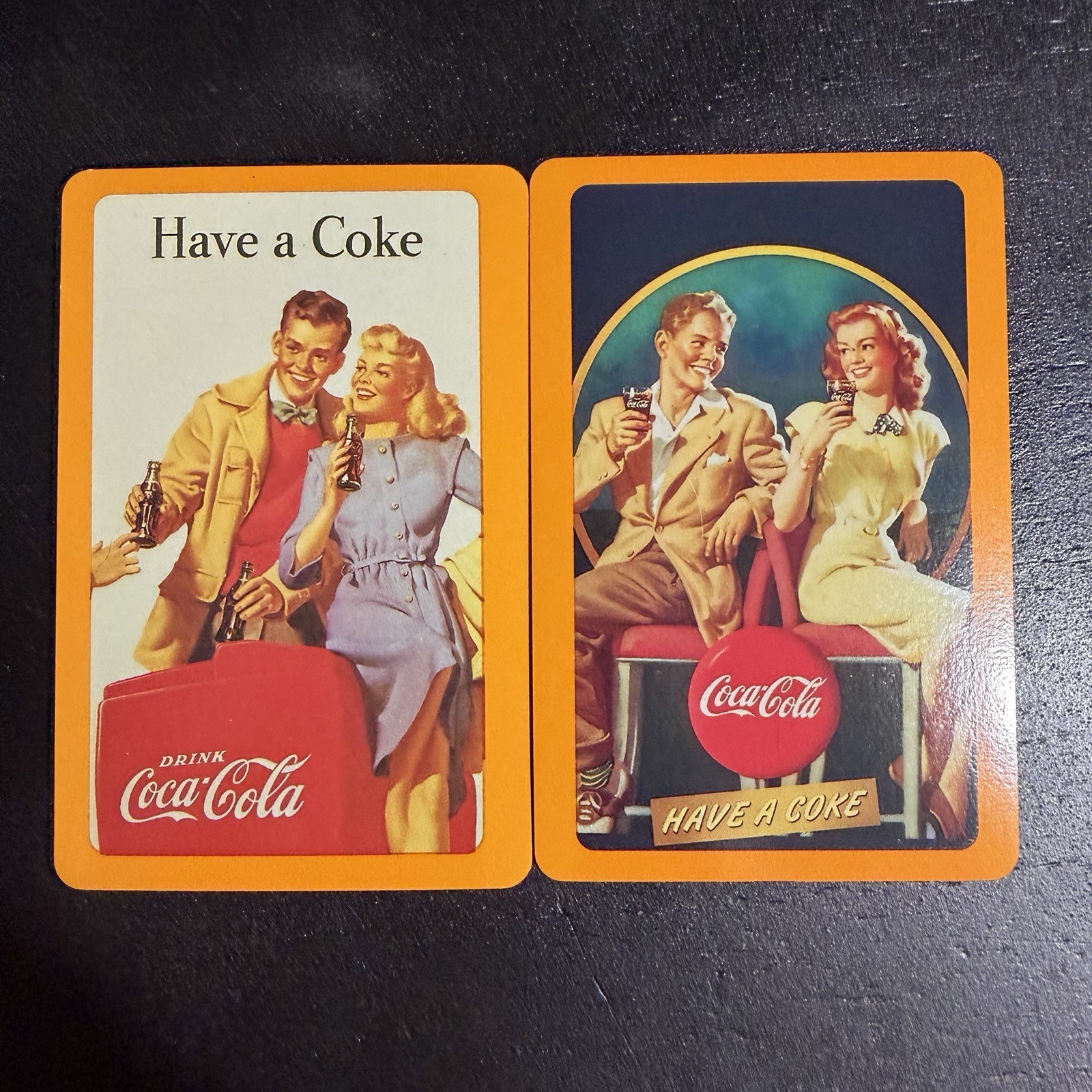 VTG “Have A Coke” Coca-Cola Advertisement Single Swap Playing Card Companions