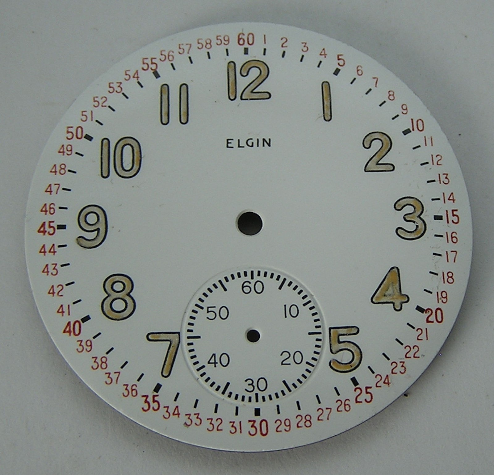 1954 Military Ord Sealed Elgin Pocket Watch Montgomery 16 size Porcelain Dial 1954 Military Ord Sealed Elgin Pocket Watch Montgomery 16 size Porcelain Dial