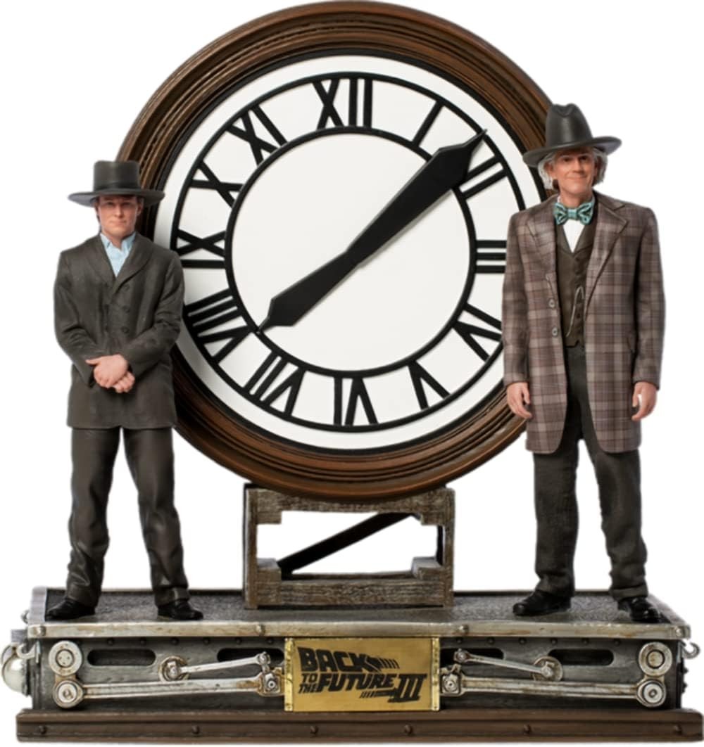 Marty And Doc At The Clock - Back To The Future - Art Scale 1/10 - Iron Studios Marty And Doc At The Clock - Back To The Future - Art Scale 1/10 - Iron Studios
