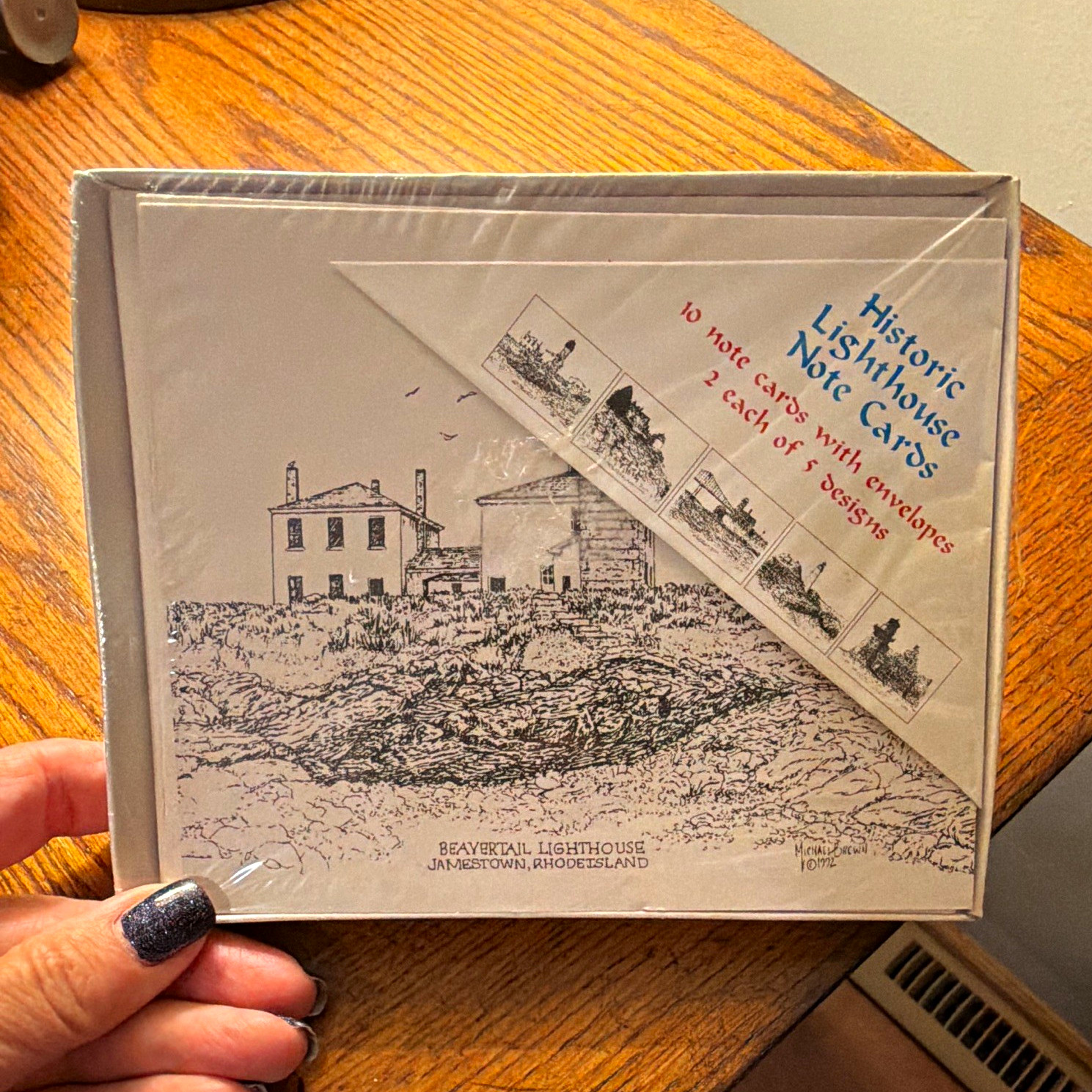 Allied Publishing Group Historic Lighthouses Notecards Set of 10 w/ Envelopes
