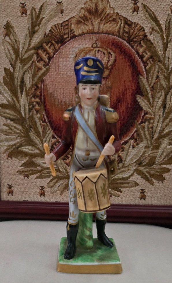 Capodimonte Porcelain Napoleonic French War Drummer 7 Capodimonte Porcelain Napoleonic French War Drummer 7