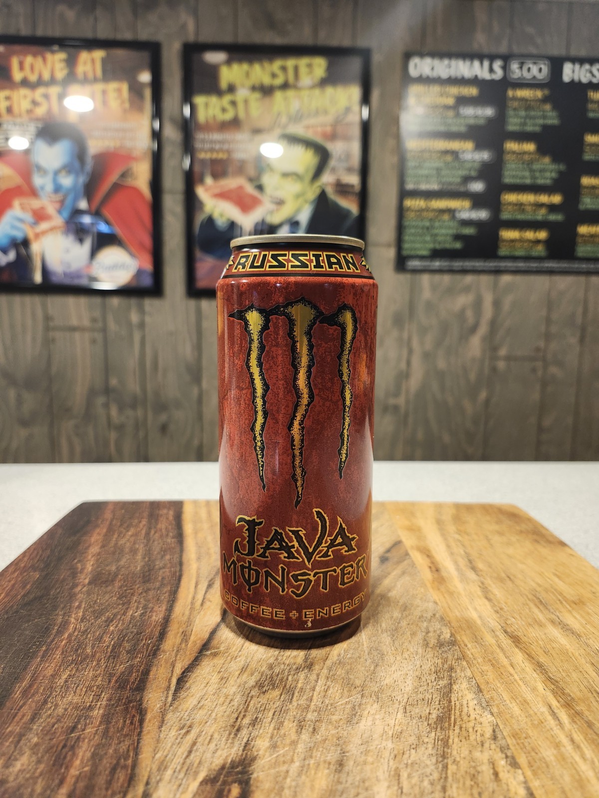 Monster Energy Java Russian - Super Rare - Full Can - Great - Collectable Monster Energy Java Russian - Super Rare - Full Can - Great - Collectable