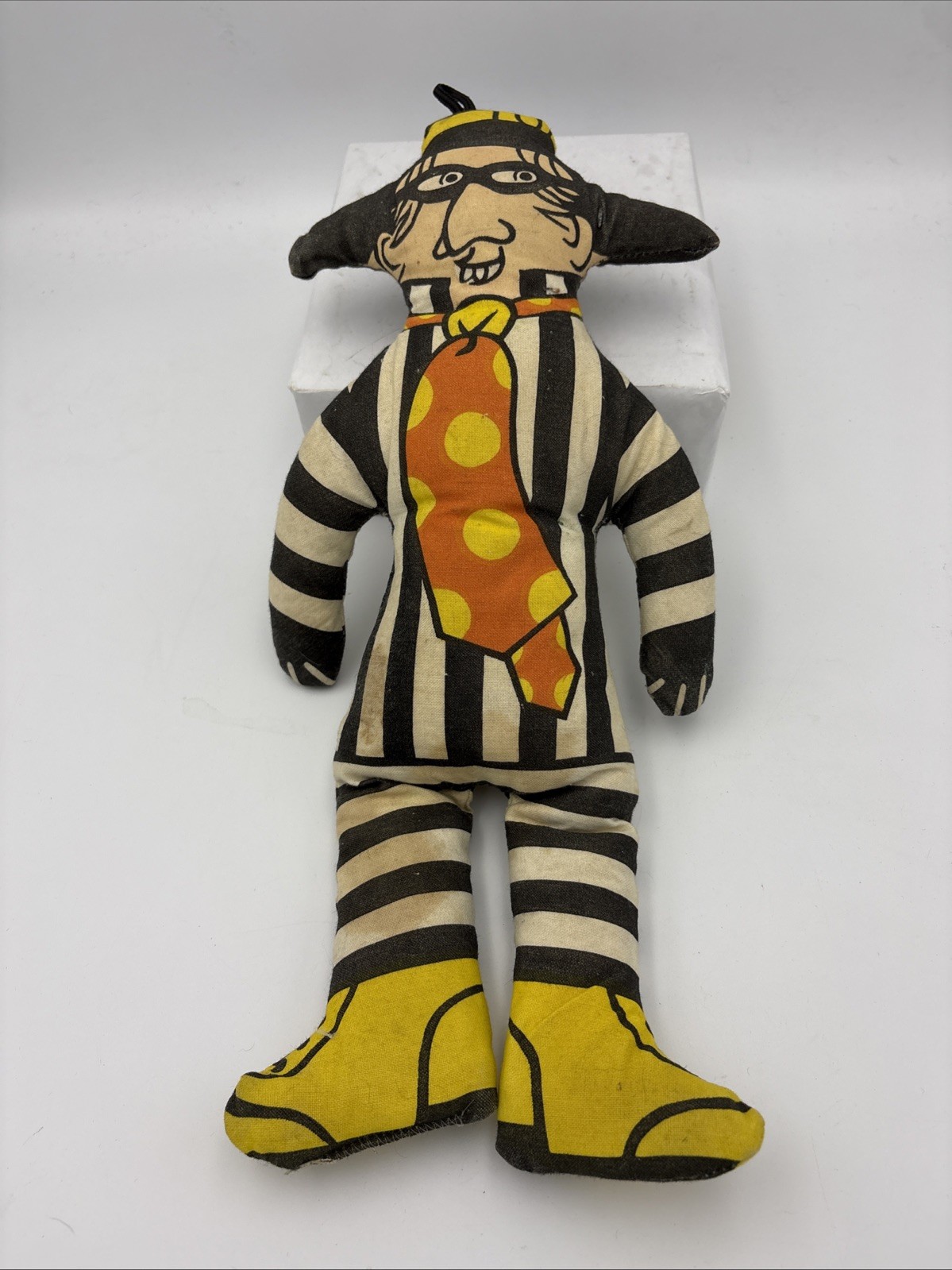 Vintage 1971 McDonald’s McDonald land “The Hamburglar “ Printed Cloth “16 Doll