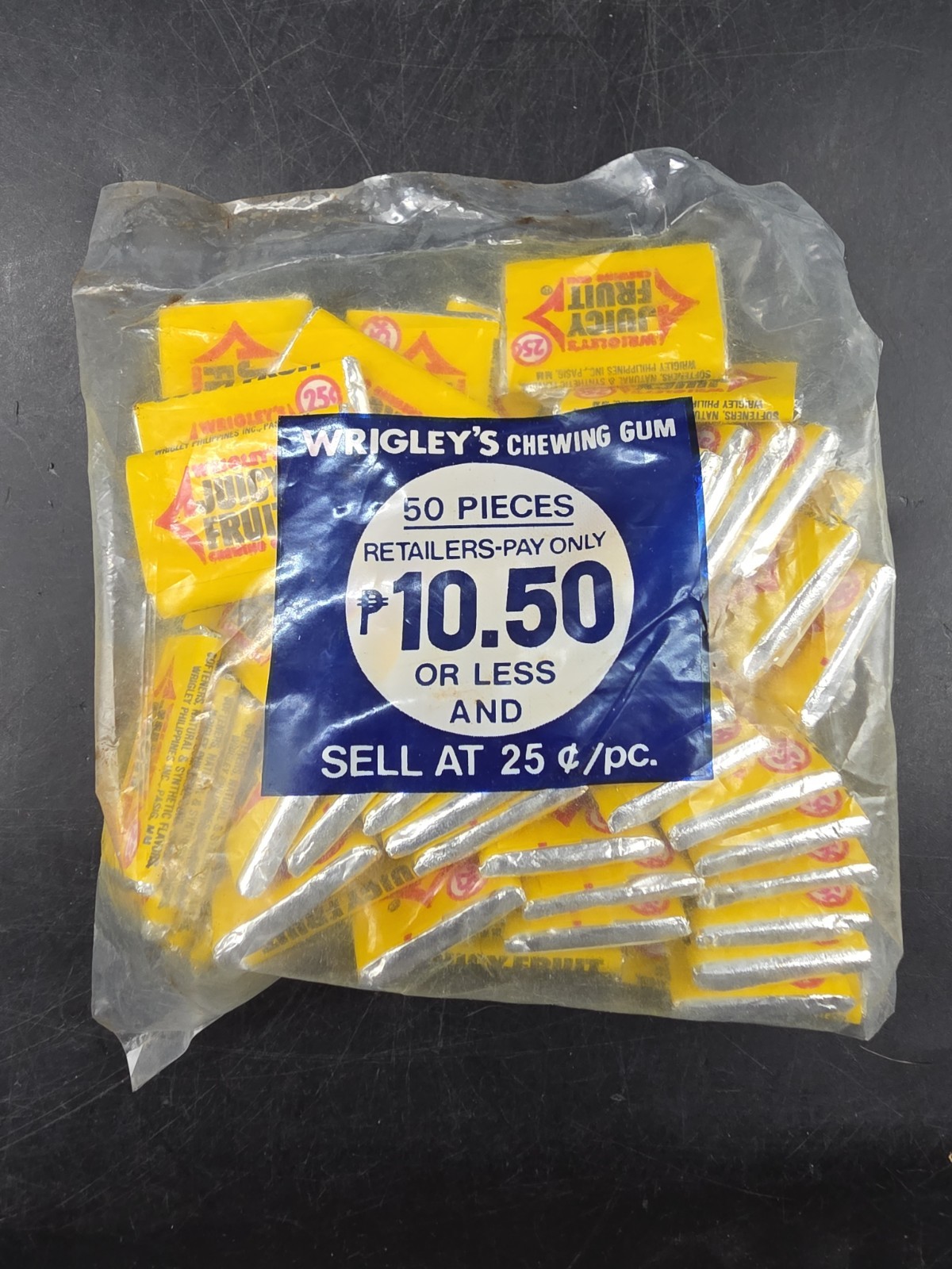 Vintage Wrigleys Vending 50 PIECE Chewing Gum UNOPENED RARE PHILLIPINES 