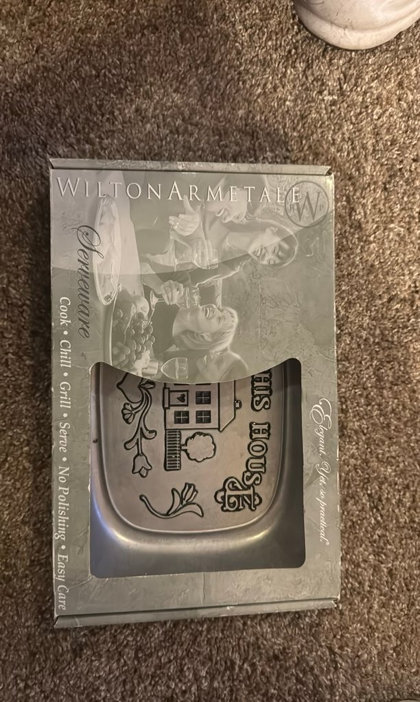 Wilton Armetale Housewarming Serving Tray in Original Box