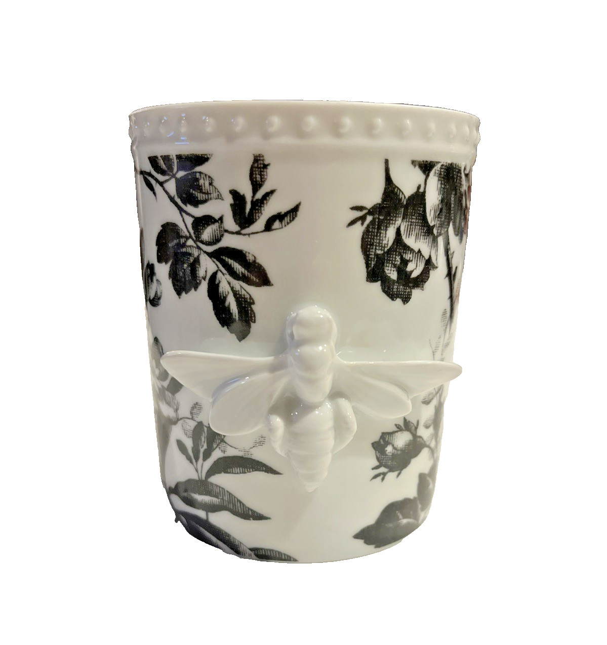 Gucci Herbarium Bee Porcelain Candle Holder Empty Richard Ginori Italy