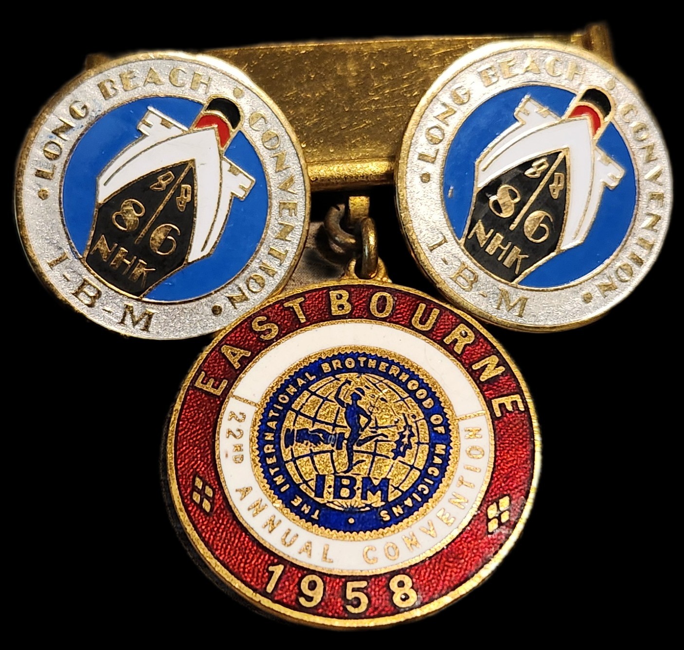 International Brotherhood of Magicians Set of 3 as shown please read description