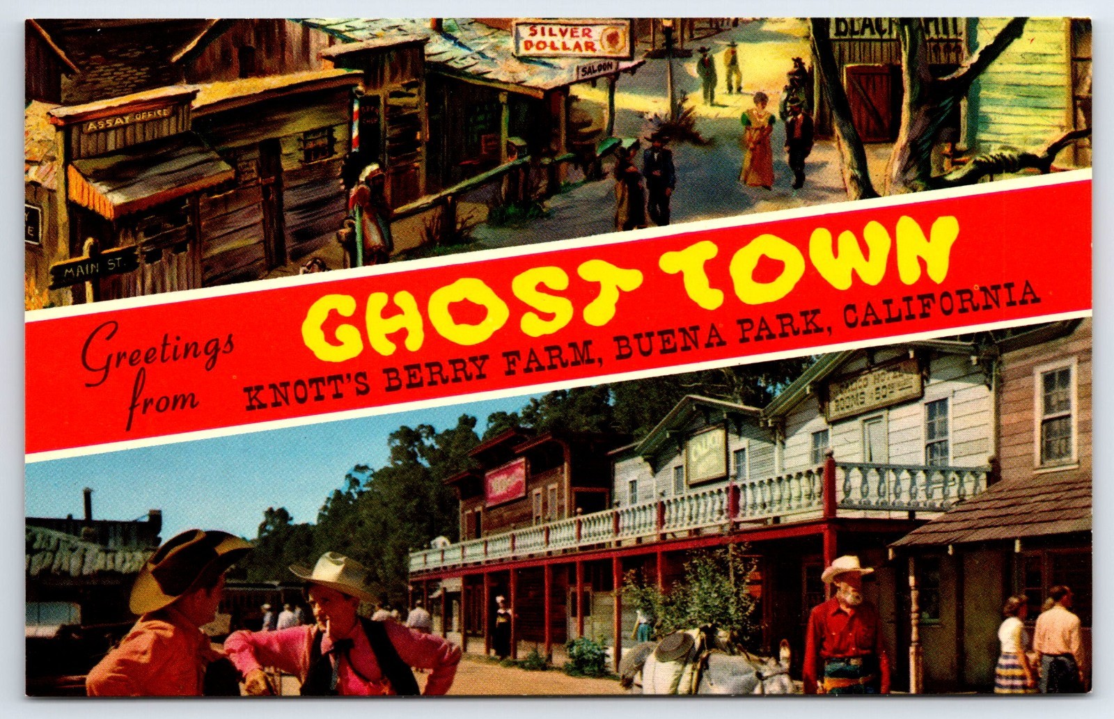 Knott's Berry Farm Ghost Town Buena Park California Postcard #1791