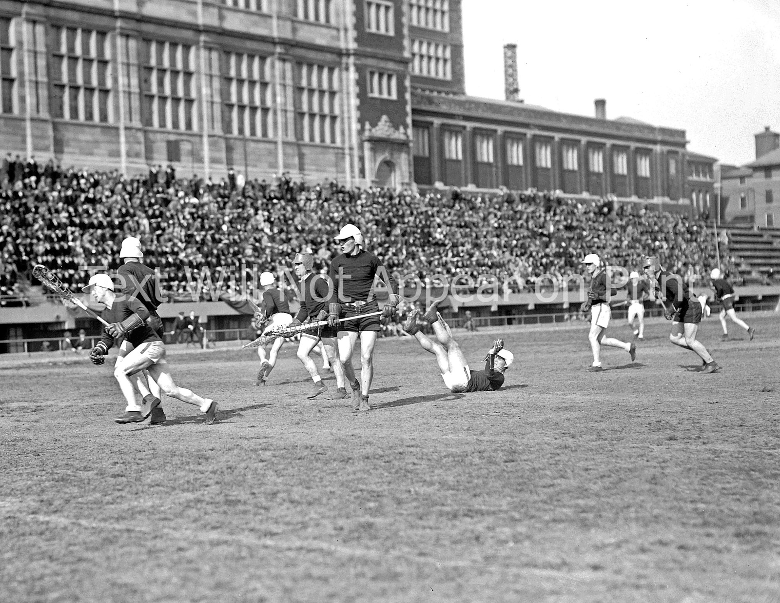 1924 Maryland State vs Annapolis Lacrosse Vintage Photograph 8.5\ 1924 Maryland State vs Annapolis Lacrosse Vintage Photograph 8.5\
