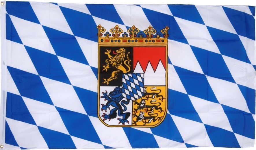 BAVARIA CREST LION OKTOBERFEST BAVARIAN GERMAN FLAG 3x5 better quality us seller