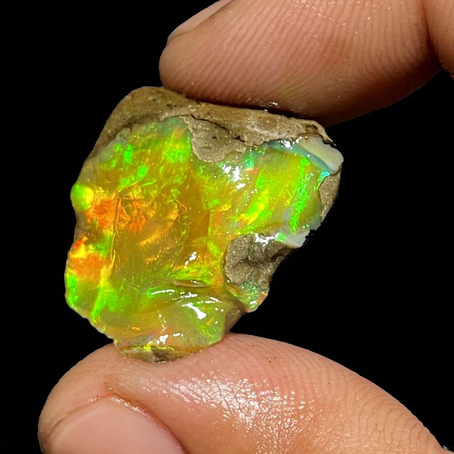 Stunning Ethiopian Opal Rough 12.70 Cts, Large Oil Opal Specimen Natural Opal