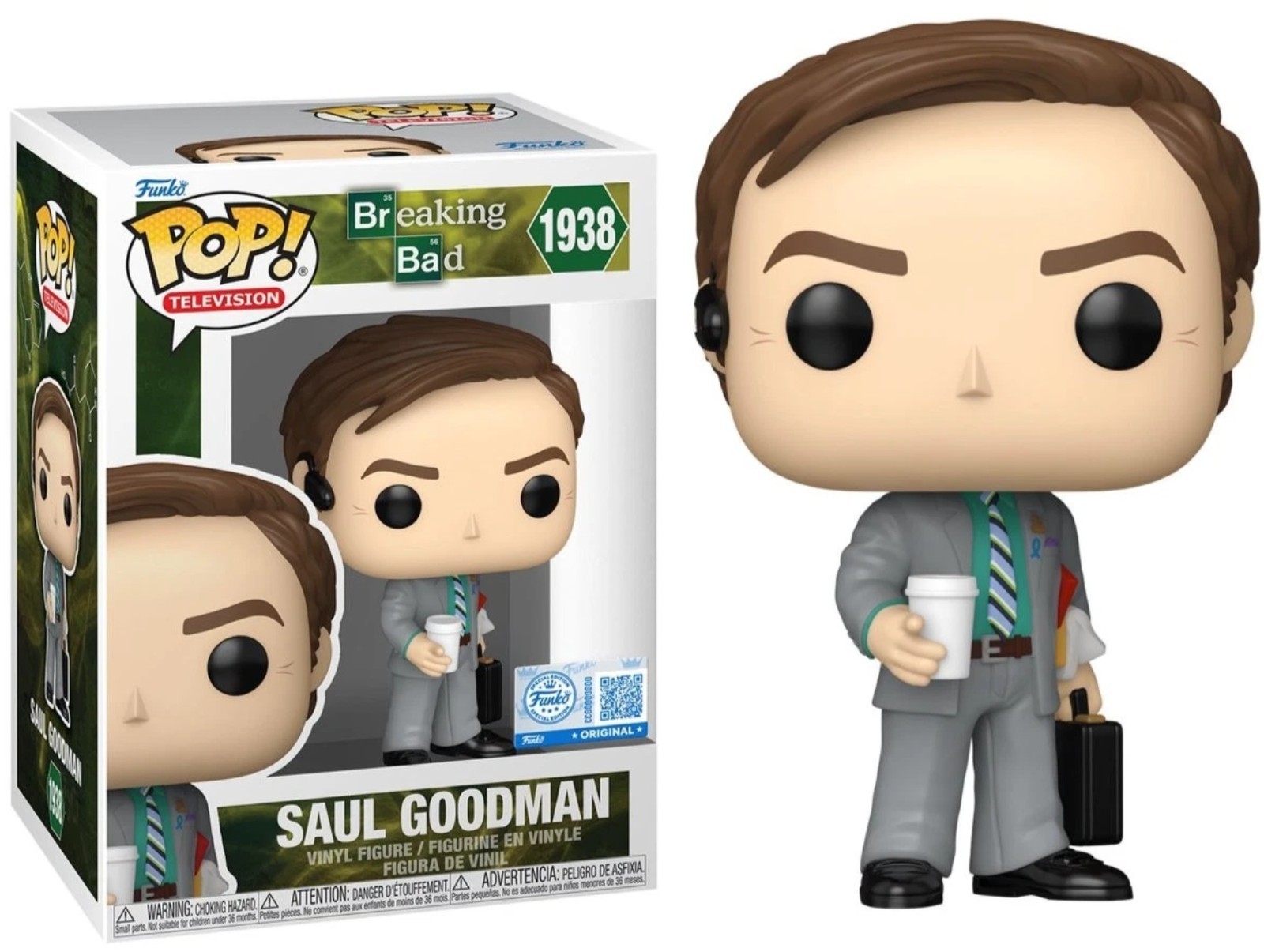 NEW Funko Pop Saul Goodman #1938 Breaking Bad Exclusive IN STOCK Ready to Ship