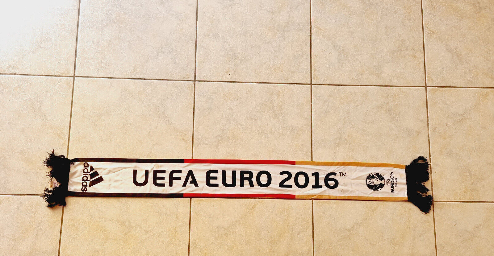 UEFA EURO 2016 ADIDAS CONTINENTAL SCARF VINTAGE FOOTBALL SCARF FANS SCARF