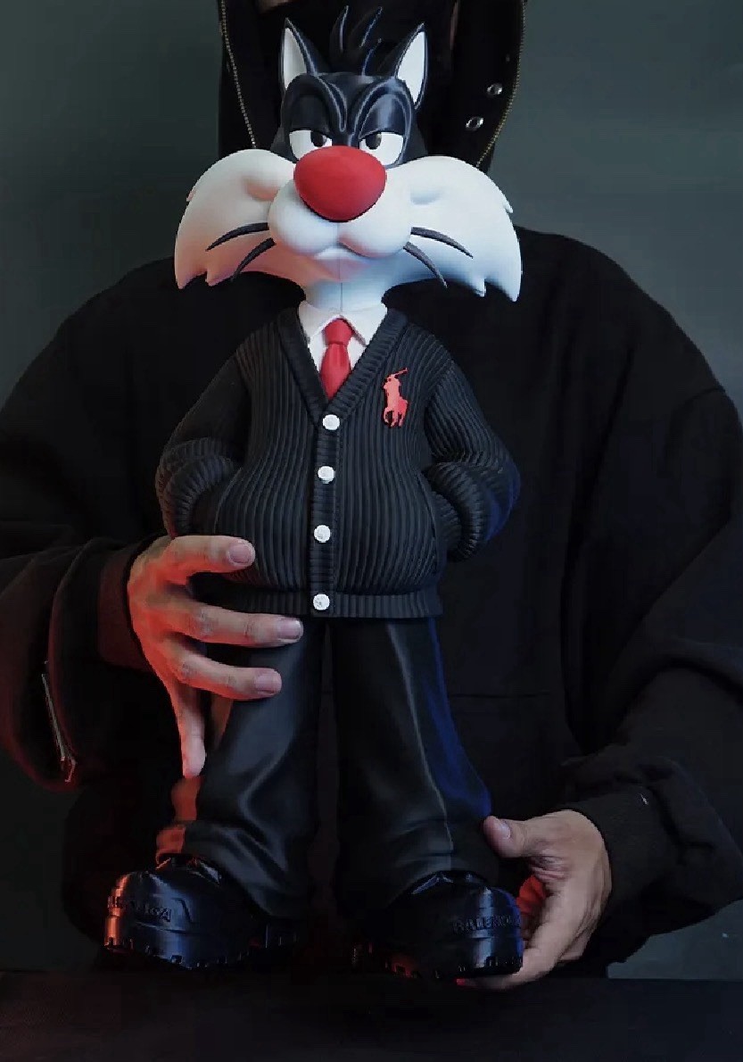 Custom 3D Printed Sylvester The Cat Urban Streetwear Figure Collectible